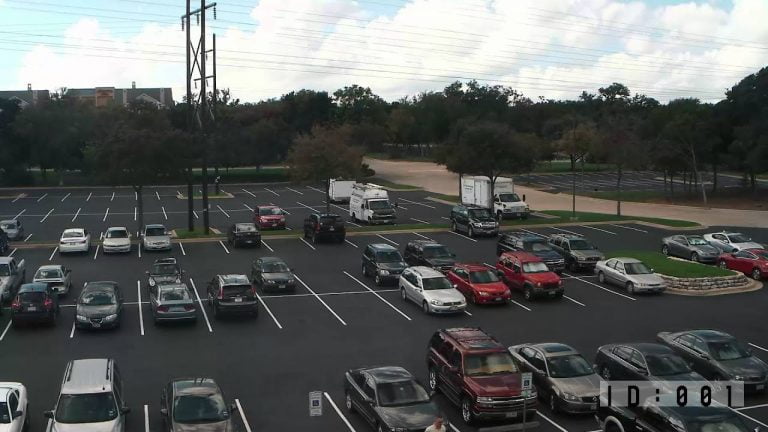 BLK-HDPTZ12 Security Camera Parkng Lot Surveillance Video