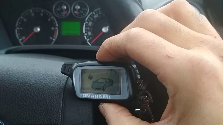 Tomahawk X5 Remote Start 2 Way Pager Car Alarm with 2 stage impact and interior Ultrasonic Sensors