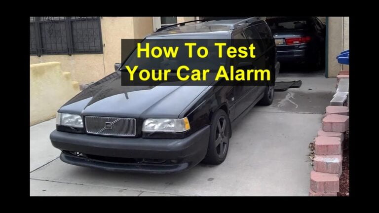 How to test your car alarm or see if it has one. – VOTD