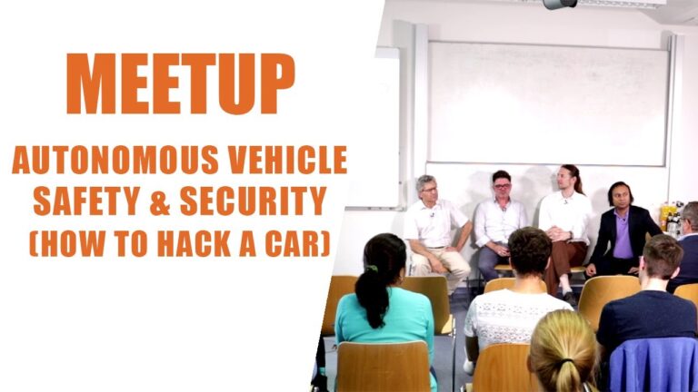 Meetup – Livestream – Autonomous Vehicle Safety & Security (How to Hack a Car) | 31 July 2019 – 7 pm
